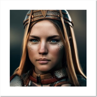 Viking Shield Maiden Posters and Art